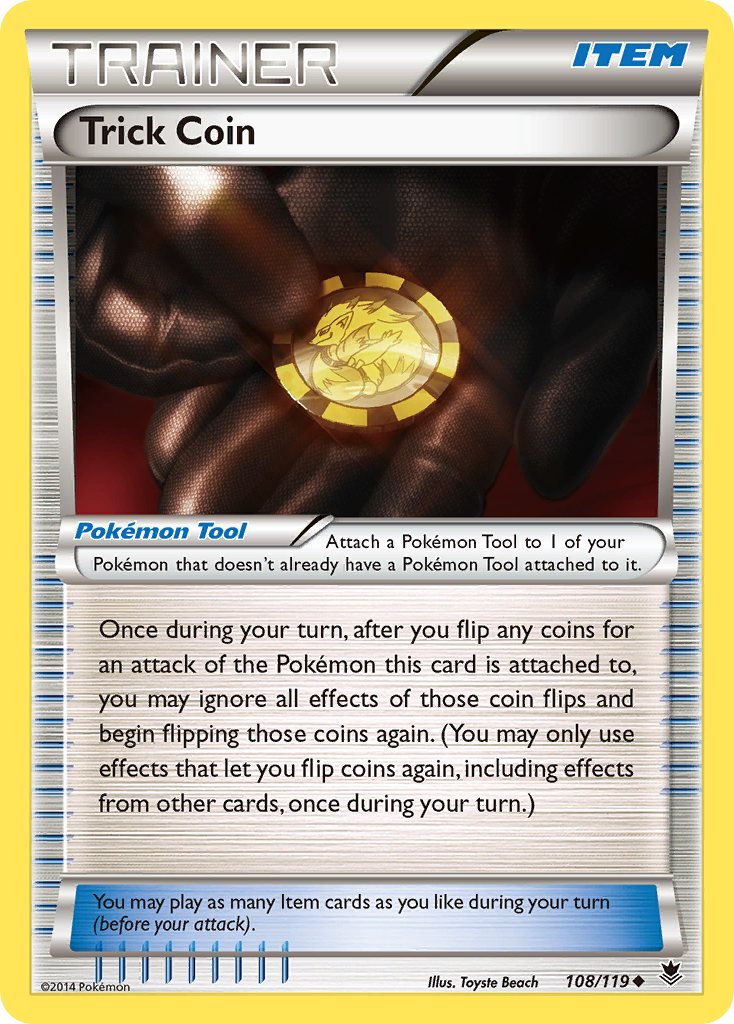 Trick Coin (108/119) [XY: Phantom Forces] - Pokémon - Card Brawlers | Quebec | Canada |