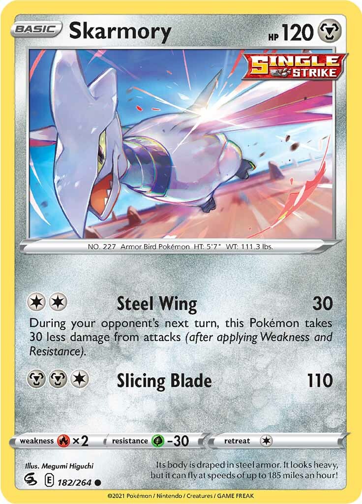 Skarmory (182/264) [Sword & Shield: Fusion Strike] - Pokémon - Card Brawlers | Quebec | Canada |