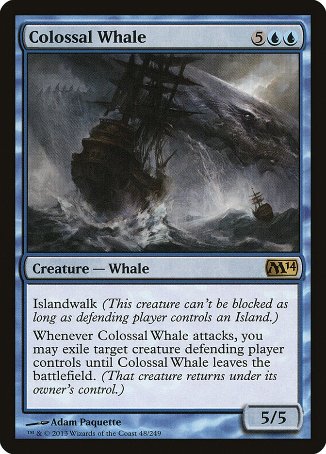 Colossal Whale [Magic 2014] - Magic: The Gathering - Card Brawlers | Quebec | Canada |