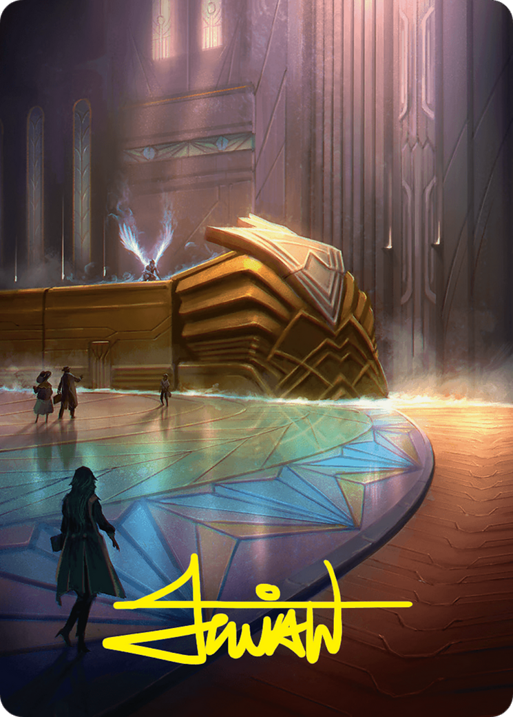Plains Art Card (21/54) (Gold-Stamped Signature) [Foundations Art Series] - Magic: The Gathering - Card Brawlers | Quebec | Canada |