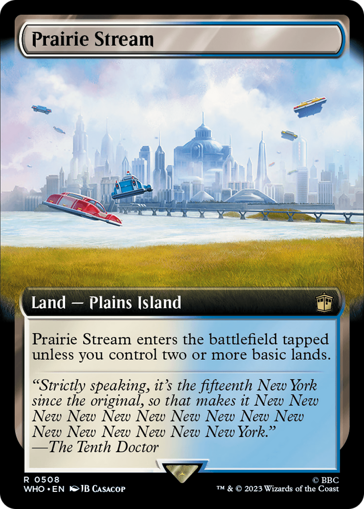 Prairie Stream (Extended Art) [Doctor Who] - Magic: The Gathering - Card Brawlers | Quebec | Canada |