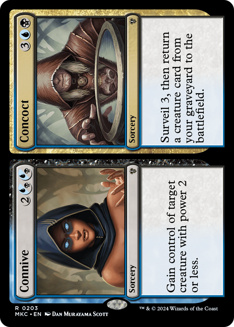 Connive // Concoct [Murders at Karlov Manor Commander] - Magic: The Gathering - Card Brawlers | Quebec | Canada |
