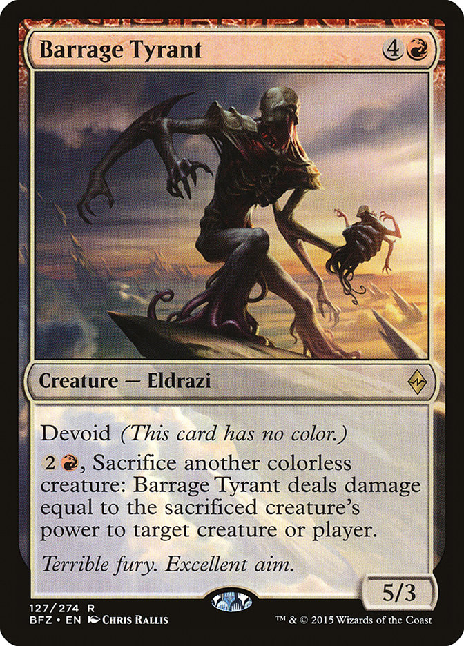 Barrage Tyrant [Battle for Zendikar] - Magic: The Gathering - Card Brawlers | Quebec | Canada |