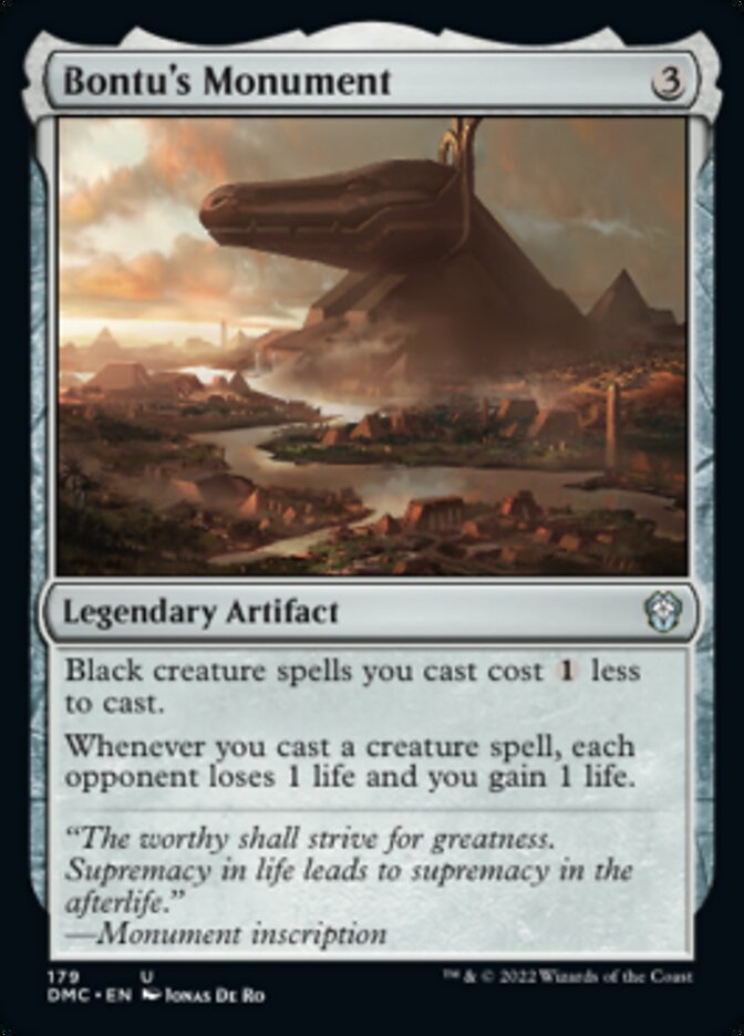 Bontu's Monument [Dominaria United Commander] - Magic: The Gathering - Card Brawlers | Quebec | Canada |