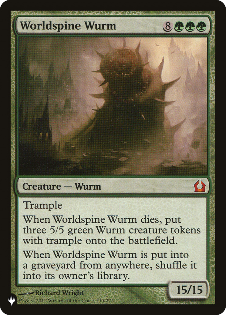 Worldspine Wurm [The List] - Magic: The Gathering - Card Brawlers | Quebec | Canada |