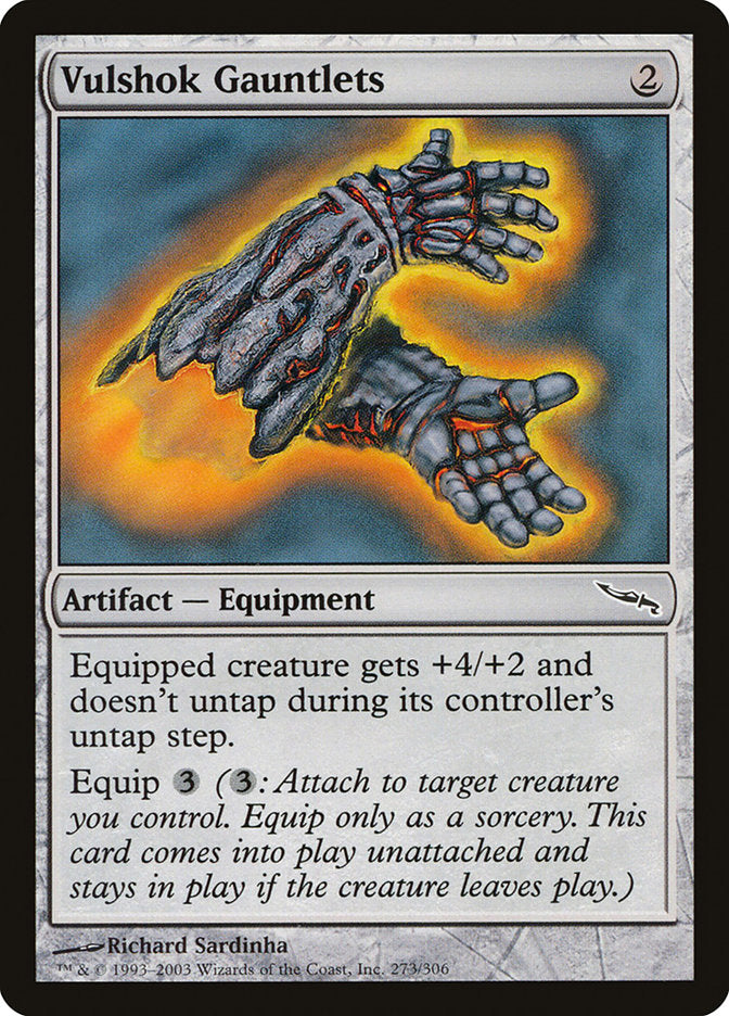 Vulshok Gauntlets [Mirrodin] - Magic: The Gathering - Card Brawlers | Quebec | Canada |