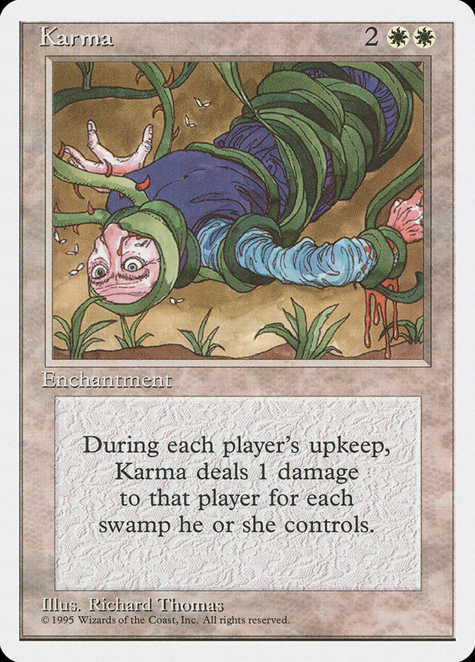 Karma [Fourth Edition] - Magic: The Gathering - Card Brawlers | Quebec | Canada |