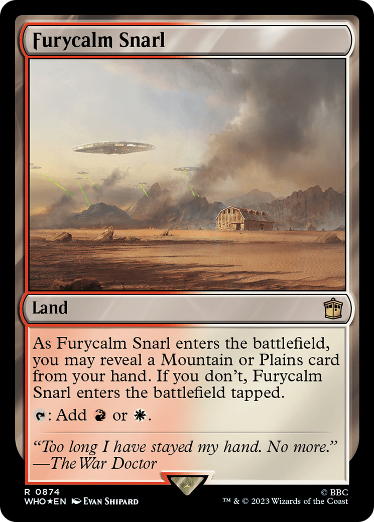 Furycalm Snarl (Surge Foil) [Doctor Who] - Magic: The Gathering - Card Brawlers | Quebec | Canada |