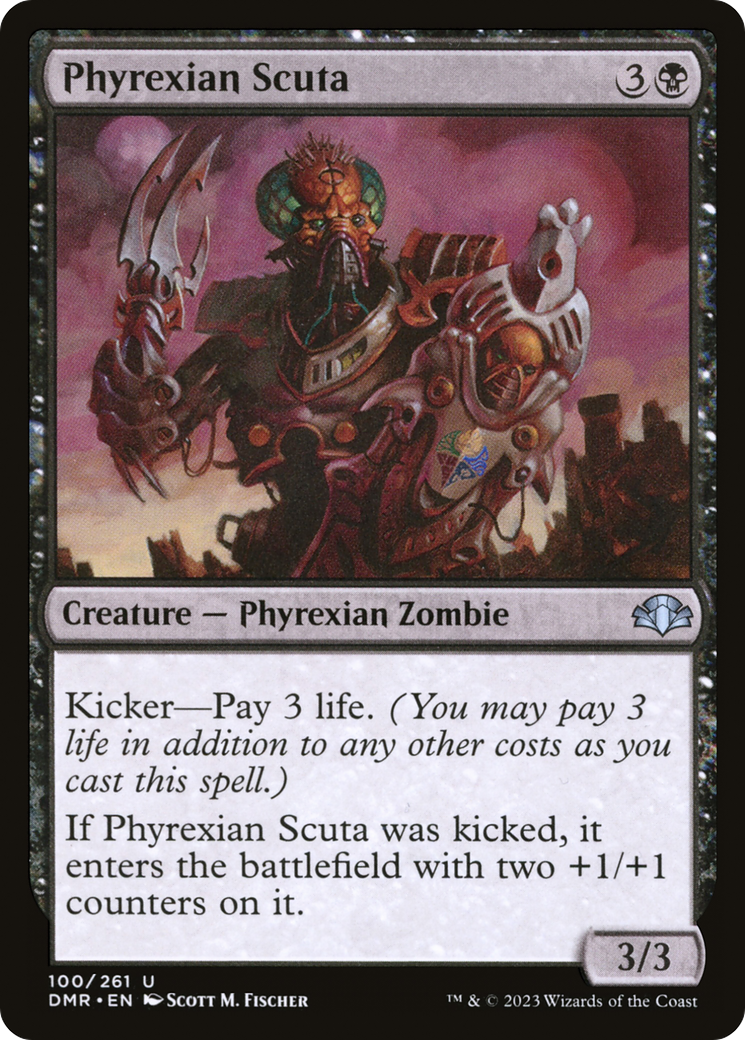 Phyrexian Scuta [Dominaria Remastered] - Magic: The Gathering - Card Brawlers | Quebec | Canada |
