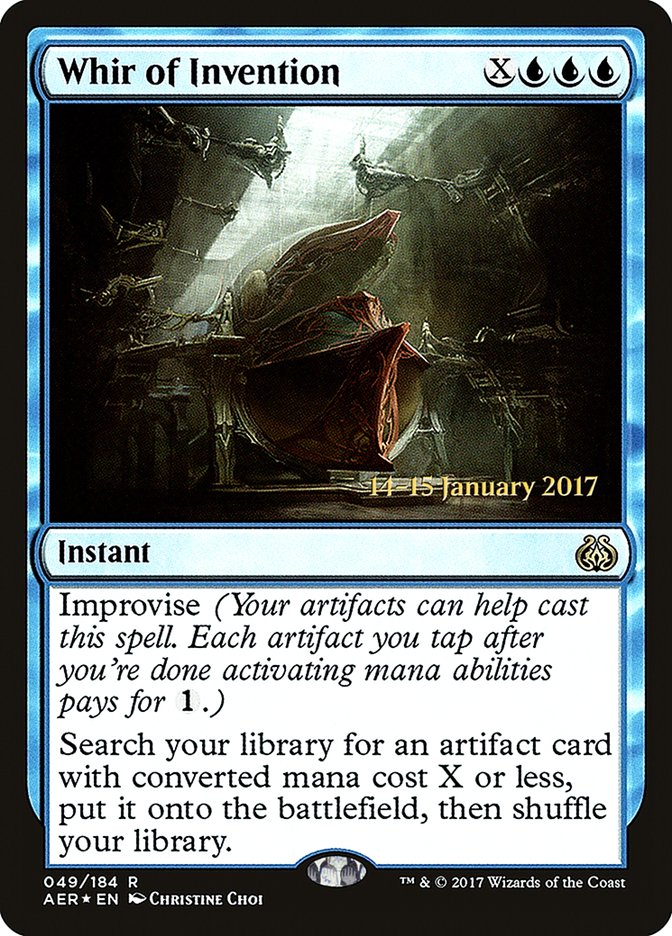 Whir of Invention [Aether Revolt Prerelease Promos] - Magic: The Gathering - Card Brawlers | Quebec | Canada |