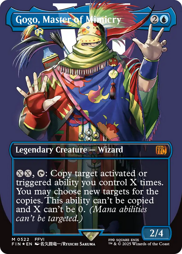 Gogo, Master of Mimicry (Borderless) (Surge Foil) [FINAL FANTASY] - Magic: The Gathering - Card Brawlers | Quebec | Canada |