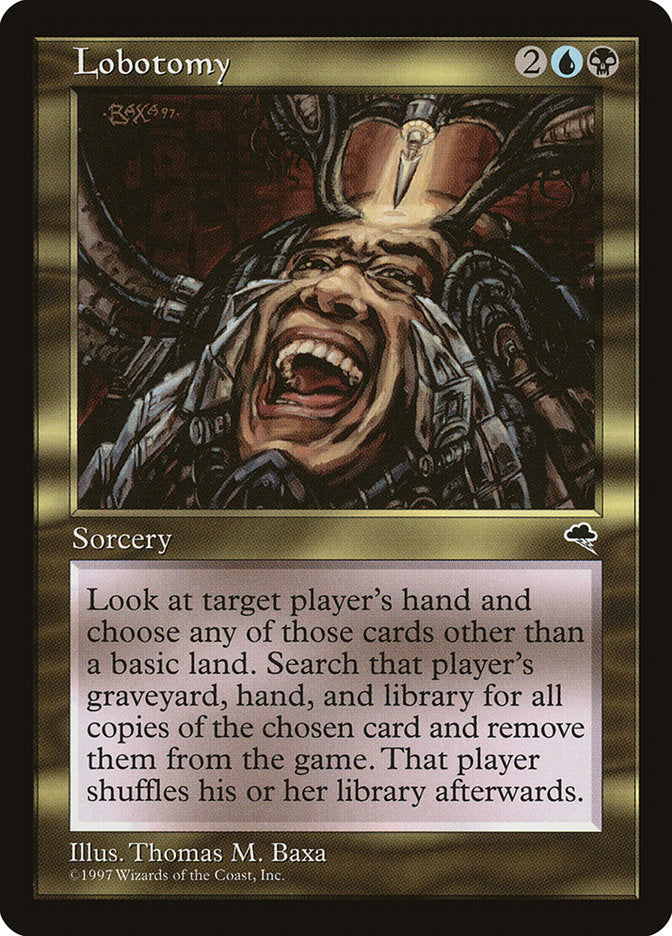 Lobotomy [Tempest] - Magic: The Gathering - Card Brawlers | Quebec | Canada |