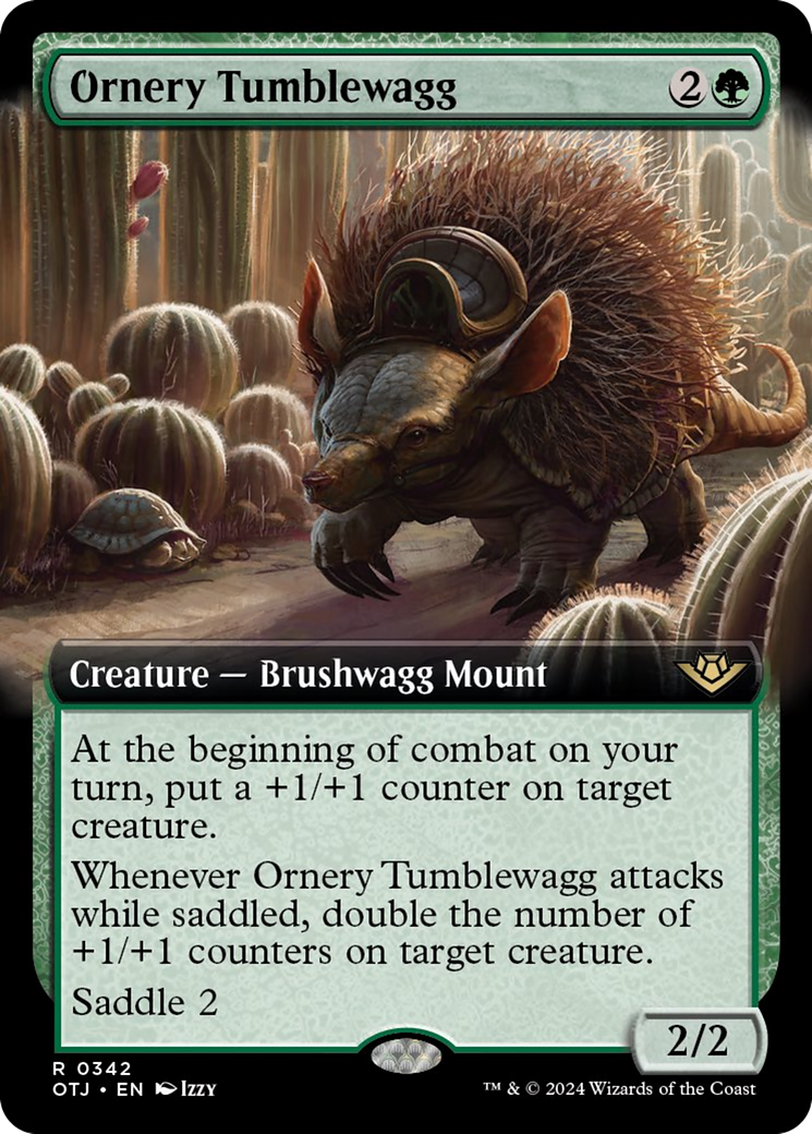 Ornery Tumblewagg (Extended Art) [Outlaws of Thunder Junction] - Magic: The Gathering - Card Brawlers | Quebec | Canada |