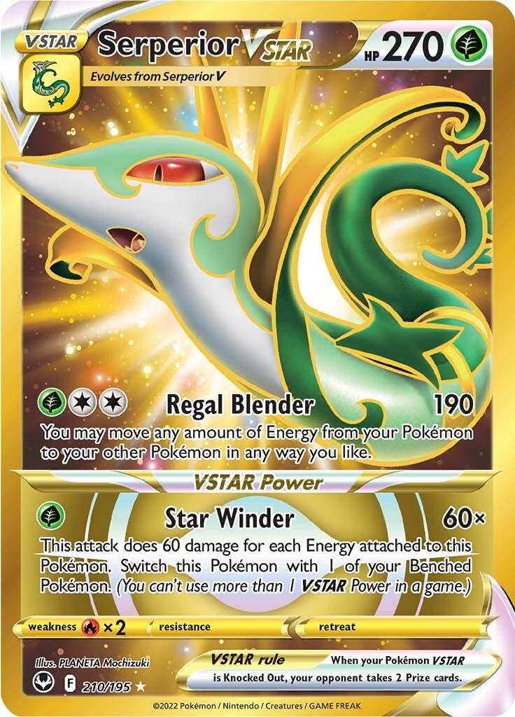 Serperior VSTAR (210/195) [Sword & Shield: Silver Tempest] - Pokémon - Card Brawlers | Quebec | Canada |