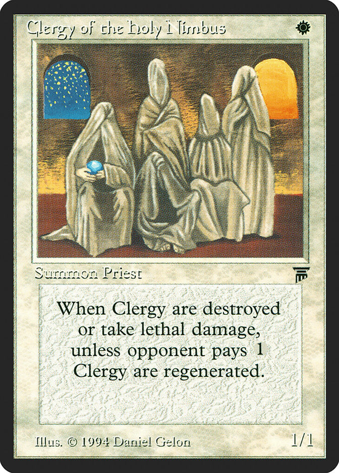 Clergy of the Holy Nimbus [Legends] - Magic: The Gathering - Card Brawlers | Quebec | Canada |