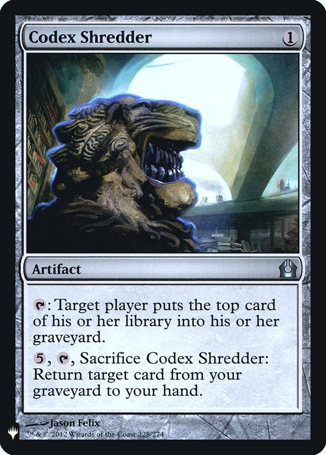 Codex Shredder [Mystery Booster] - Magic: The Gathering - Card Brawlers | Quebec | Canada |