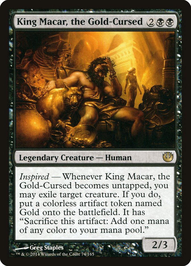 King Macar, the Gold-Cursed [Journey into Nyx] - Magic: The Gathering - Card Brawlers | Quebec | Canada |