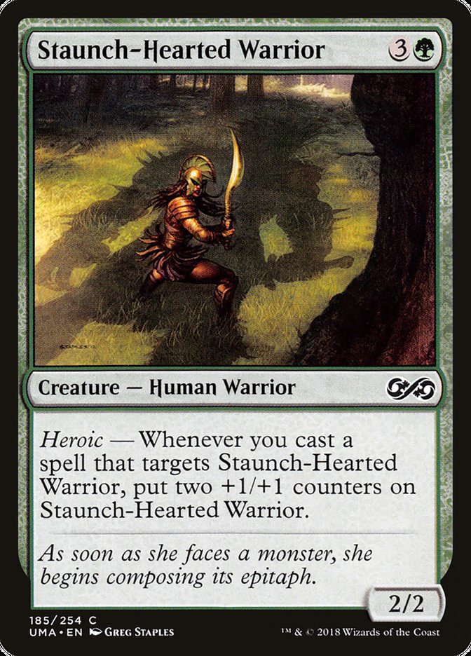 Staunch-Hearted Warrior [Ultimate Masters] - Magic: The Gathering - Card Brawlers | Quebec | Canada |