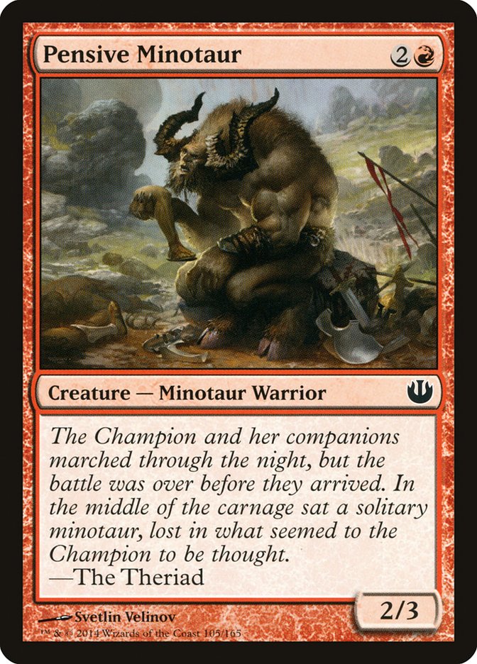 Pensive Minotaur [Journey into Nyx] - Magic: The Gathering - Card Brawlers | Quebec | Canada |