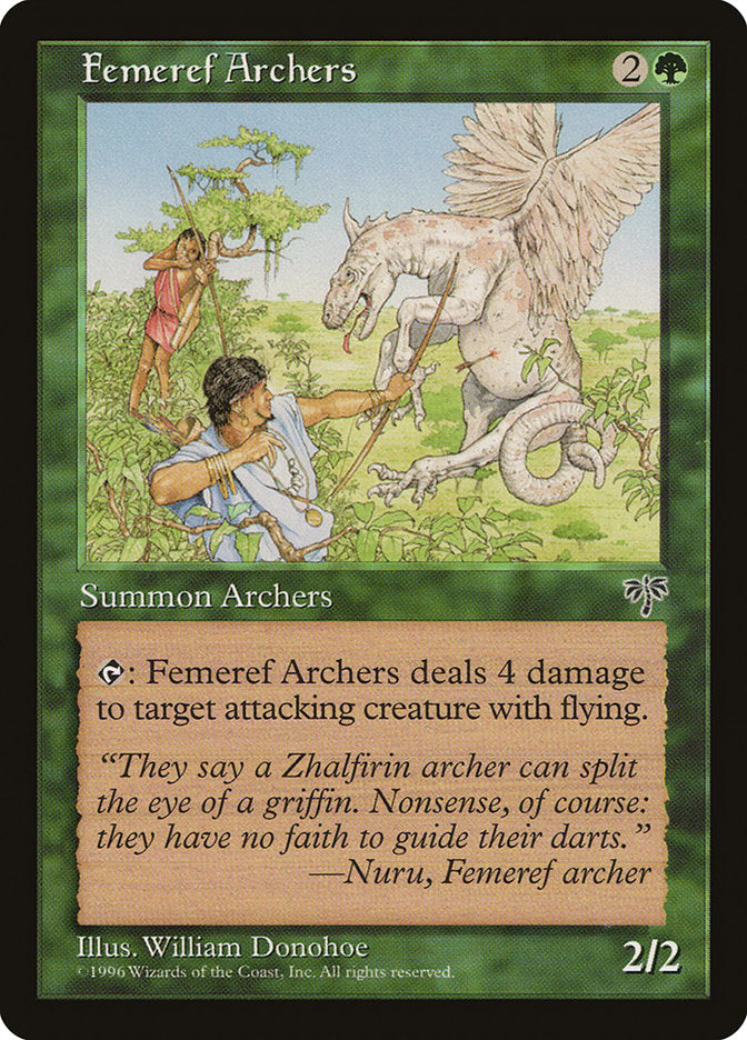 Femeref Archers [Mirage] - Magic: The Gathering - Card Brawlers | Quebec | Canada |