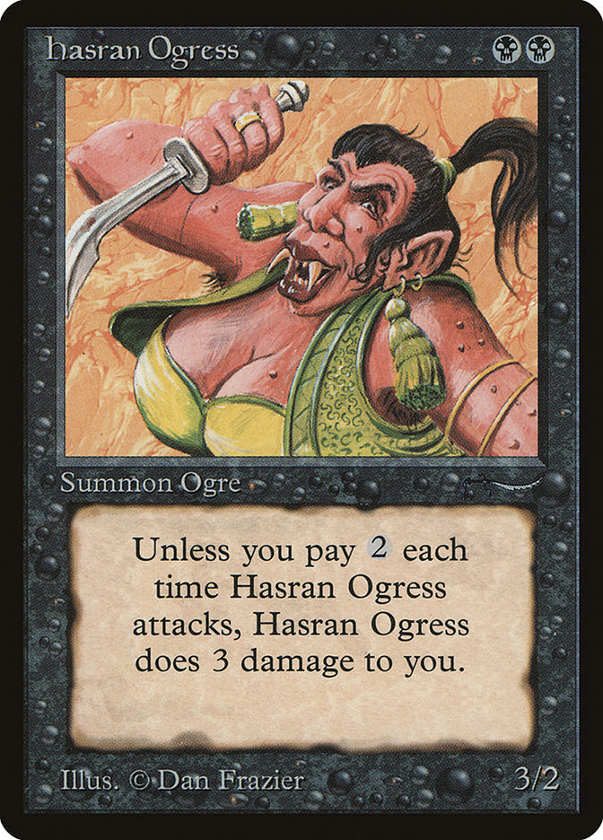 Hasran Ogress (Light Mana Cost) [Arabian Nights] - Magic: The Gathering - Card Brawlers | Quebec | Canada |