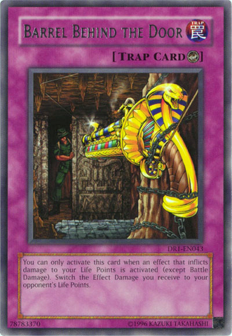 Barrel Behind the Door [DR1-EN043] Rare - Yu-Gi-Oh! - Card Brawlers | Quebec | Canada |