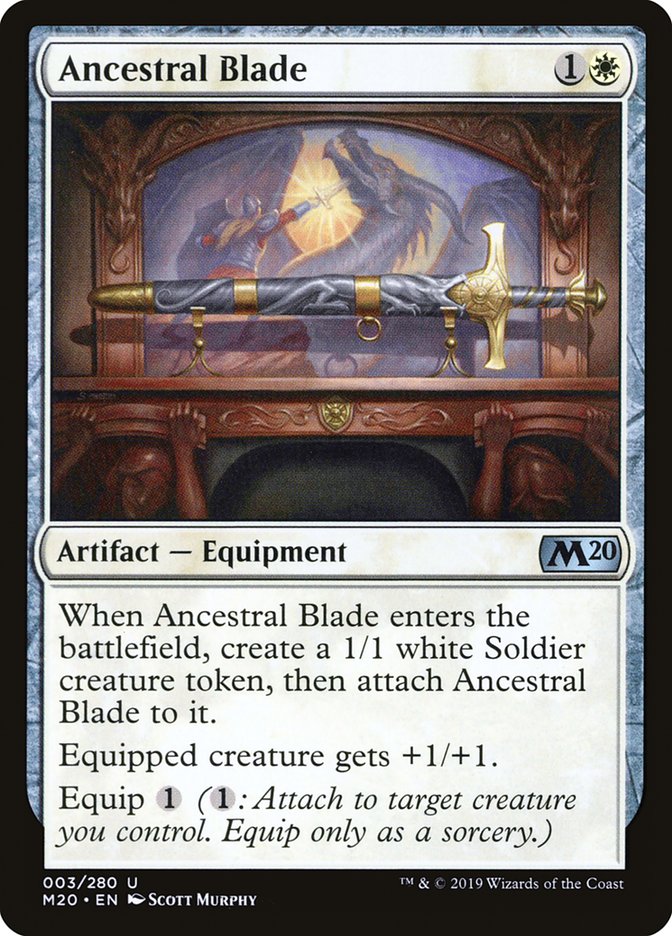 Ancestral Blade [Core Set 2020] - Magic: The Gathering - Card Brawlers | Quebec | Canada |