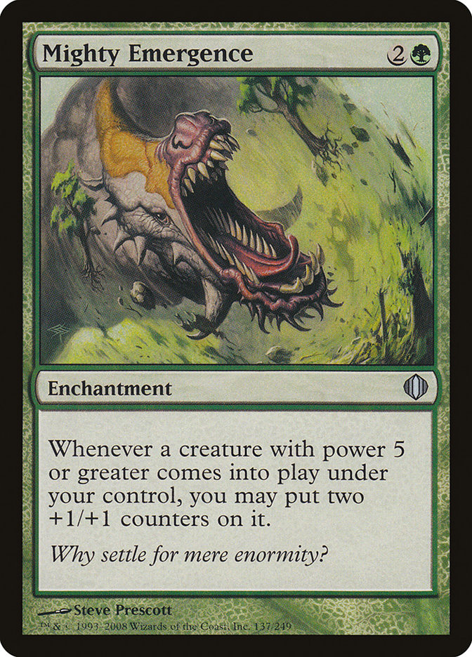 Mighty Emergence [Shards of Alara] - Magic: The Gathering - Card Brawlers | Quebec | Canada |
