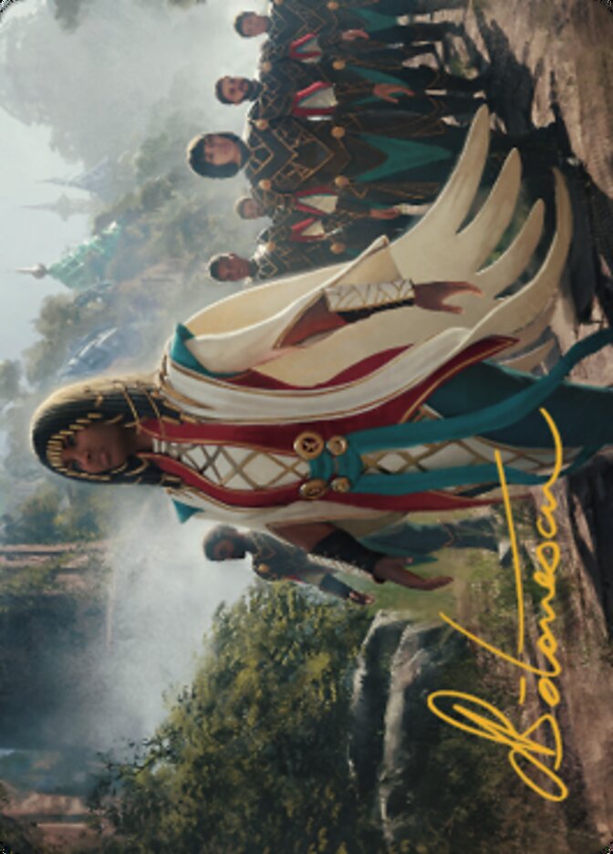 Queen Kayla bin-Kroog Art Card (Gold-Stamped Signature) [The Brothers' War Art Series] - Magic: The Gathering - Card Brawlers | Quebec | Canada |