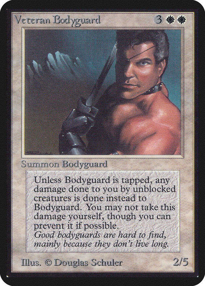 Veteran Bodyguard [Alpha Edition] - Magic: The Gathering - Card Brawlers | Quebec | Canada |
