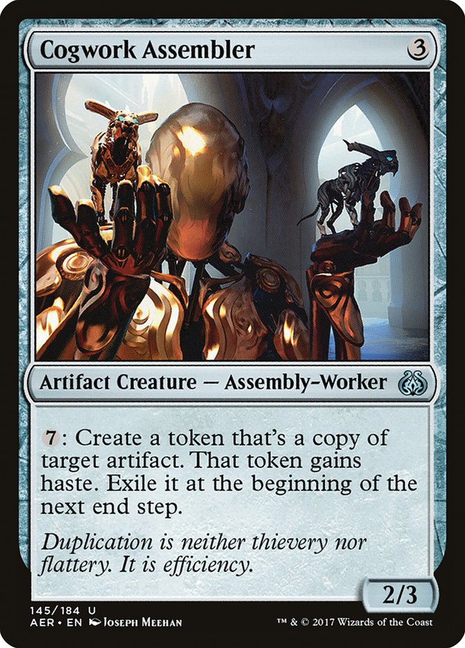 Cogwork Assembler [Aether Revolt] - Magic: The Gathering - Card Brawlers | Quebec | Canada |