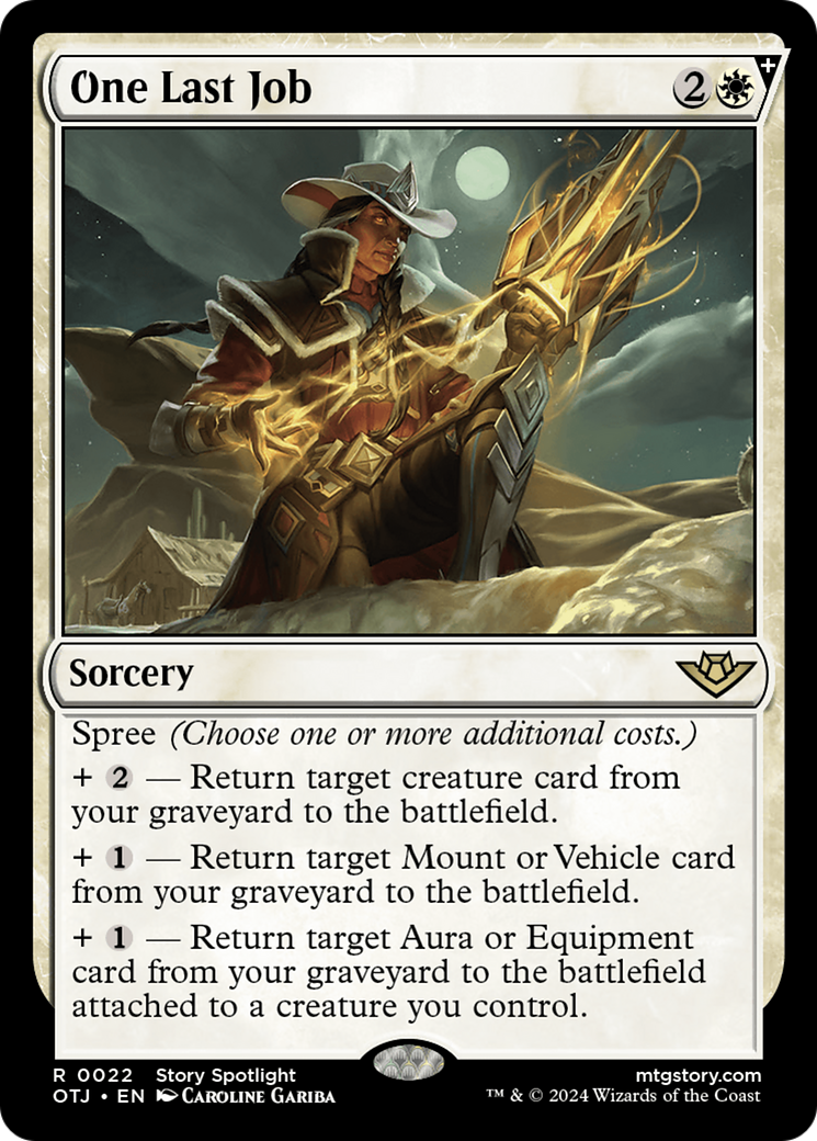 One Last Job [Outlaws of Thunder Junction] - Magic: The Gathering - Card Brawlers | Quebec | Canada |
