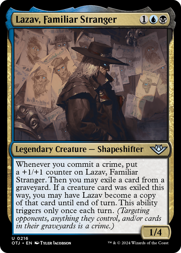 Lazav, Familiar Stranger [Outlaws of Thunder Junction] - Magic: The Gathering - Card Brawlers | Quebec | Canada |