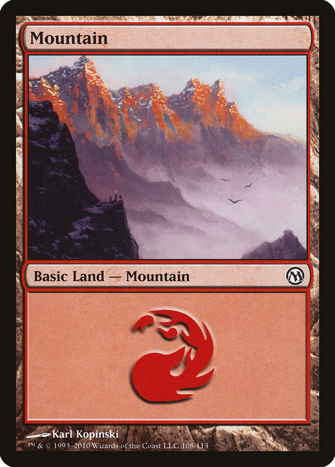 Mountain (108) [Duels of the Planeswalkers] - Magic: The Gathering - Card Brawlers | Quebec | Canada |
