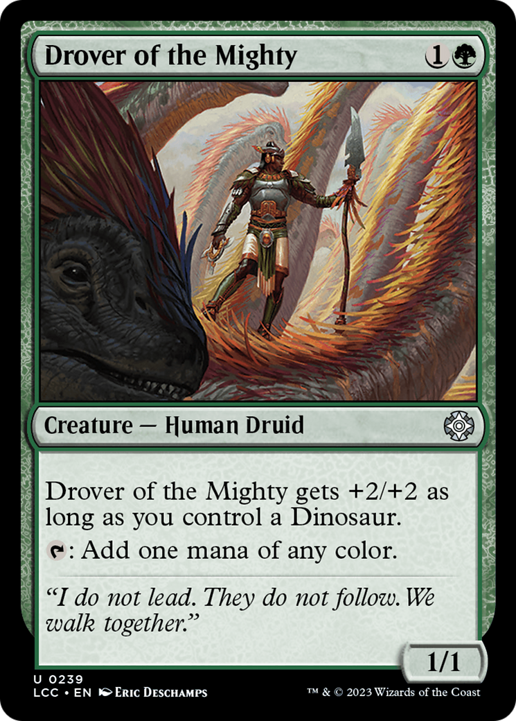 Drover of the Mighty [The Lost Caverns of Ixalan Commander] - Magic: The Gathering - Card Brawlers | Quebec | Canada |