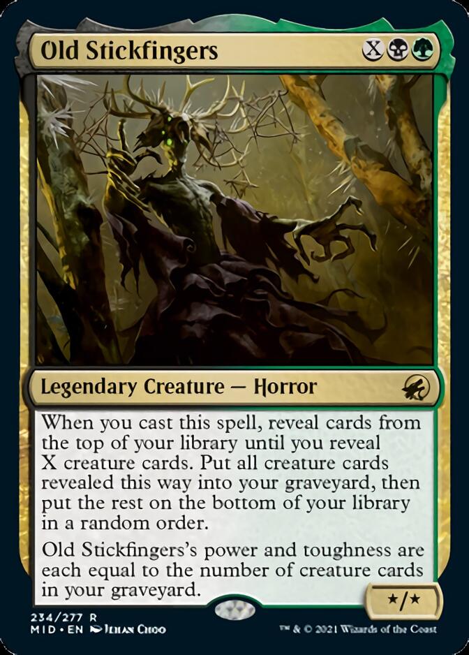 Old Stickfingers [Innistrad: Midnight Hunt] - Magic: The Gathering - Card Brawlers | Quebec | Canada |