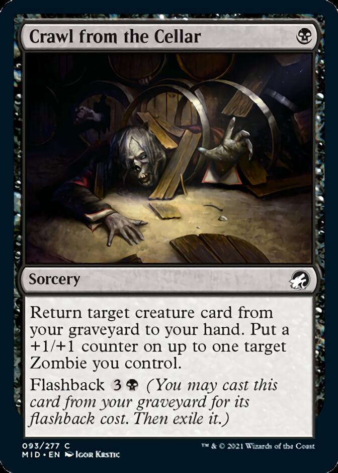 Crawl from the Cellar [Innistrad: Midnight Hunt] - Magic: The Gathering - Card Brawlers | Quebec | Canada |