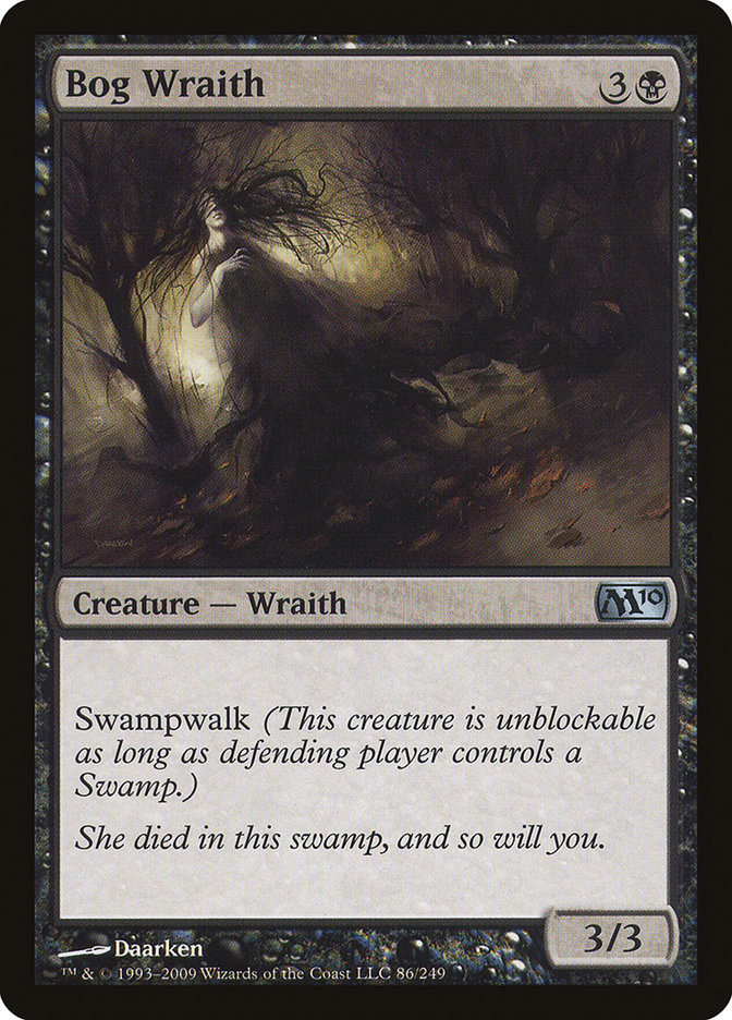 Bog Wraith [Magic 2010] - Magic: The Gathering - Card Brawlers | Quebec | Canada |