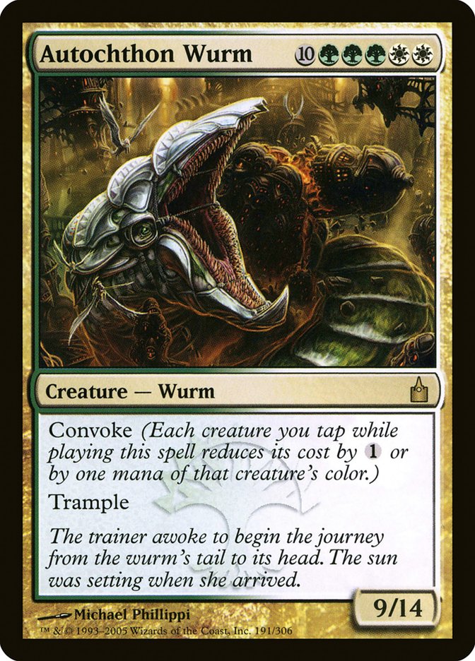 Autochthon Wurm [Ravnica: City of Guilds] - Magic: The Gathering - Card Brawlers | Quebec | Canada |