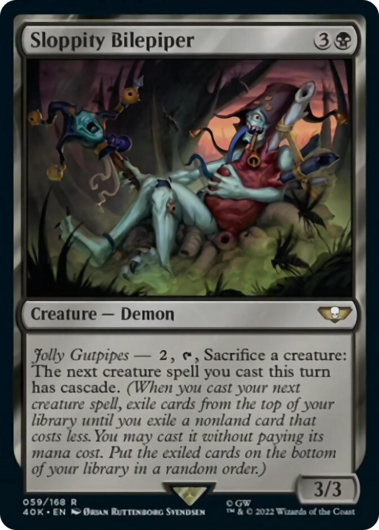 Sloppity Bilepiper (Surge Foil) [Warhammer 40,000] - Magic: The Gathering - Card Brawlers | Quebec | Canada |
