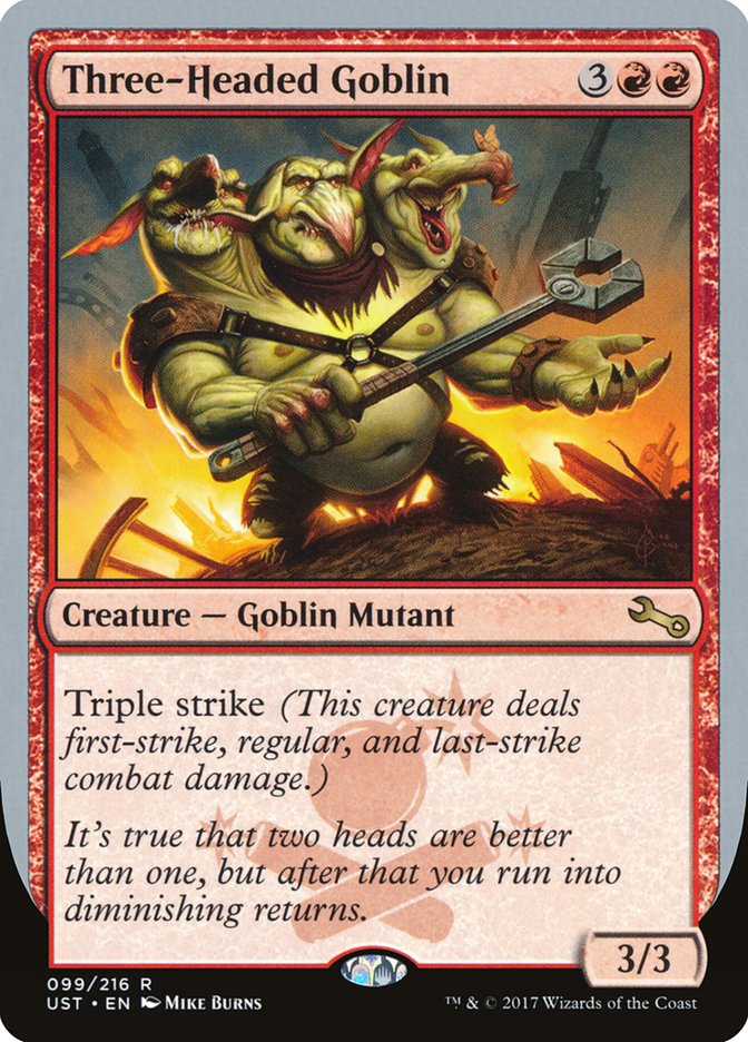 Three-Headed Goblin [Unstable] - Magic: The Gathering - Card Brawlers | Quebec | Canada |