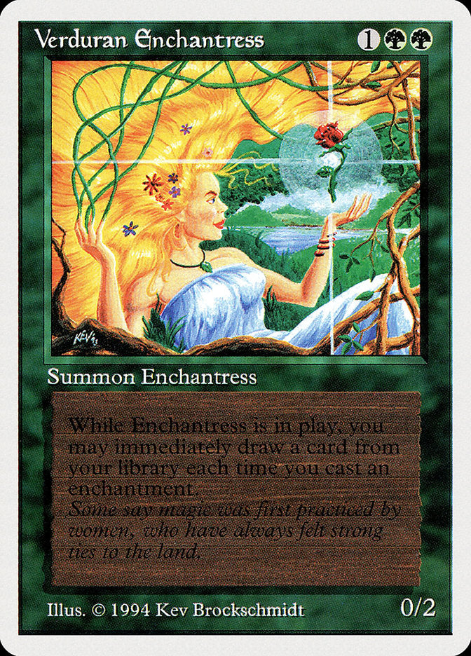 Verduran Enchantress [Summer Magic / Edgar] - Magic: The Gathering - Card Brawlers | Quebec | Canada |