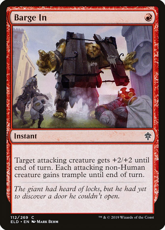 Barge In [Throne of Eldraine] - Magic: The Gathering - Card Brawlers | Quebec | Canada |