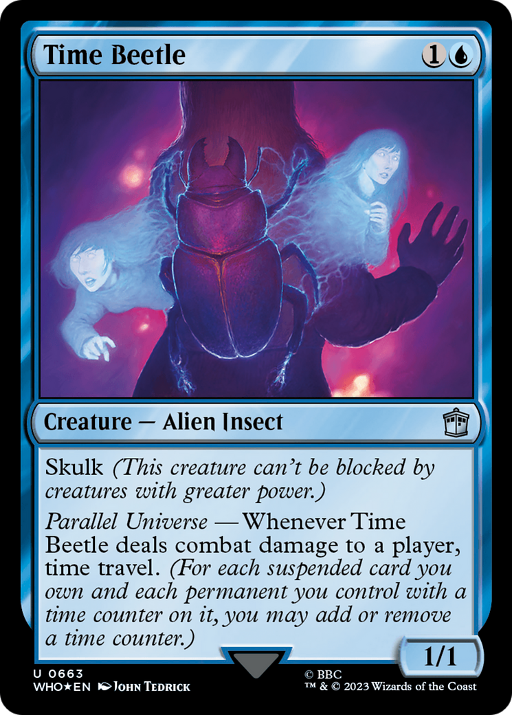 Time Beetle (Surge Foil) [Doctor Who] - Magic: The Gathering - Card Brawlers | Quebec | Canada |
