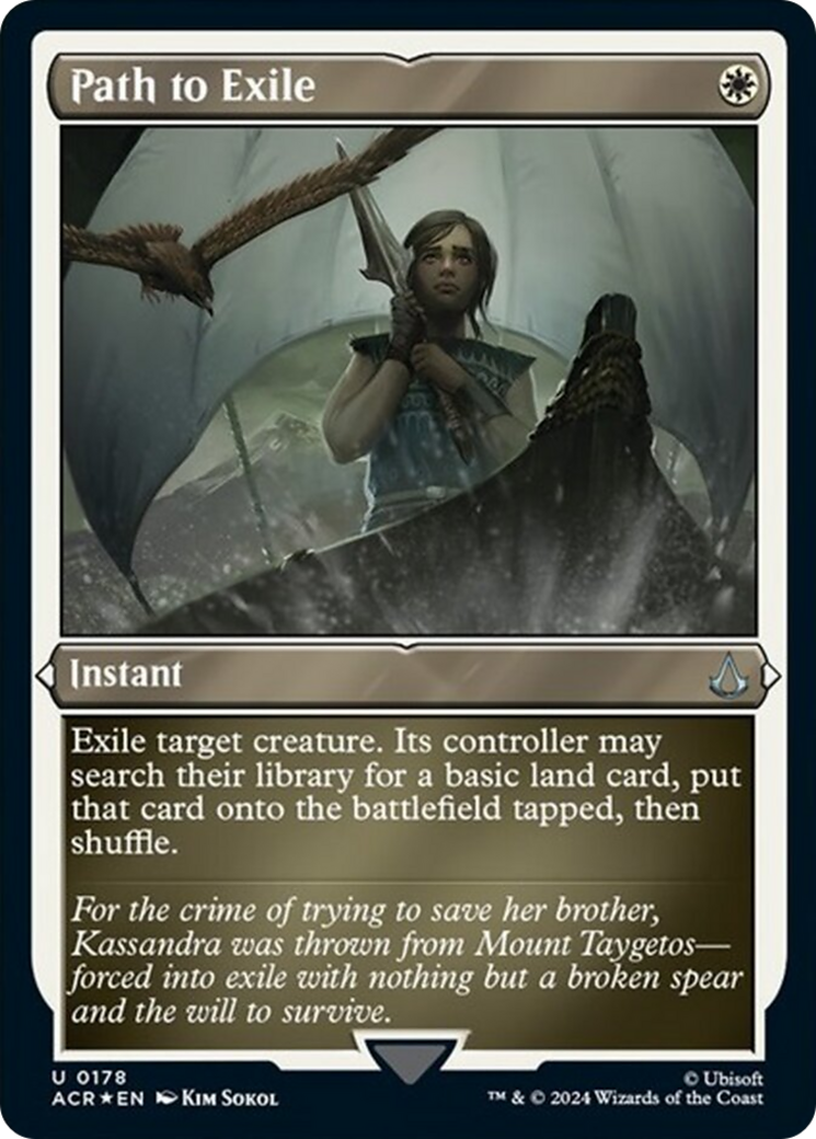 Path to Exile (Foil Etched) [Assassin's Creed] - Magic: The Gathering - Card Brawlers | Quebec | Canada |