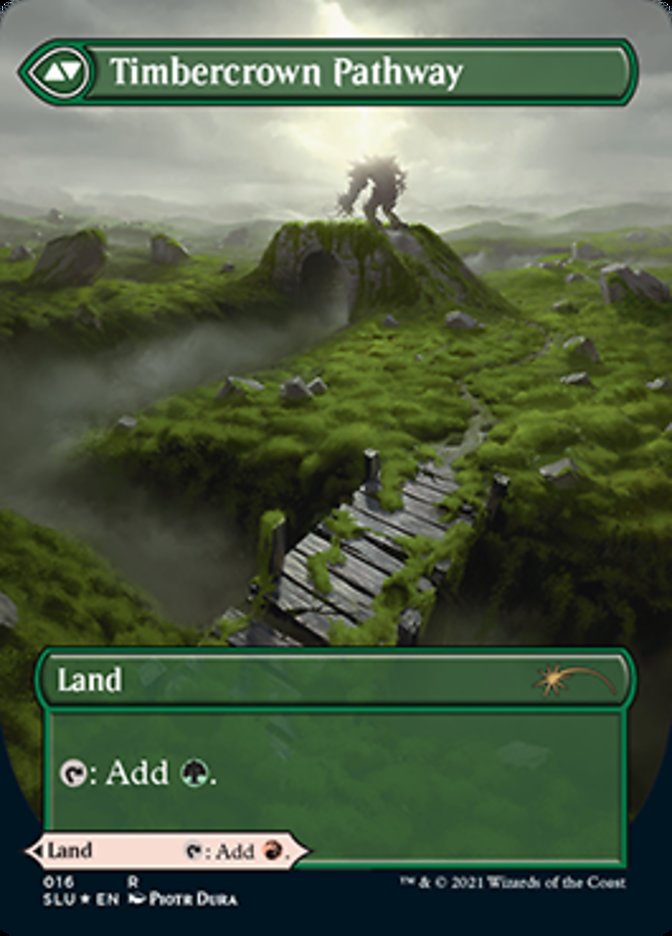 Cragcrown Pathway // Timbercrown Pathway (Borderless) [Secret Lair: Ultimate Edition 2] - Magic: The Gathering - Card Brawlers | Quebec | Canada |