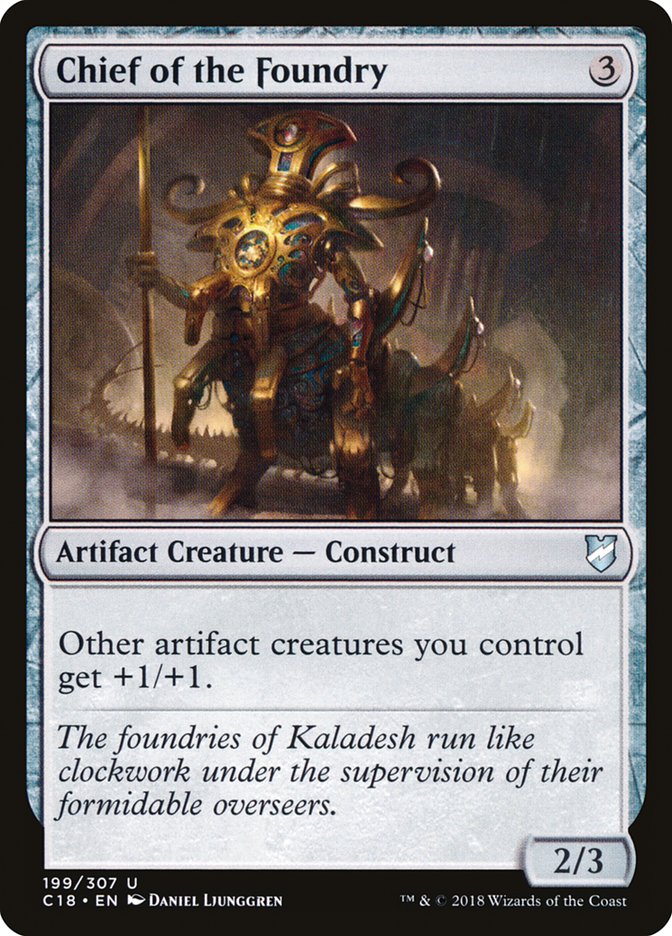 Chief of the Foundry [Commander 2018] - Magic: The Gathering - Card Brawlers | Quebec | Canada |