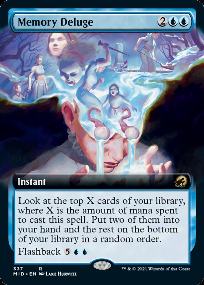 Memory Deluge (Extended Art) [Innistrad: Midnight Hunt] - Magic: The Gathering - Card Brawlers | Quebec | Canada |