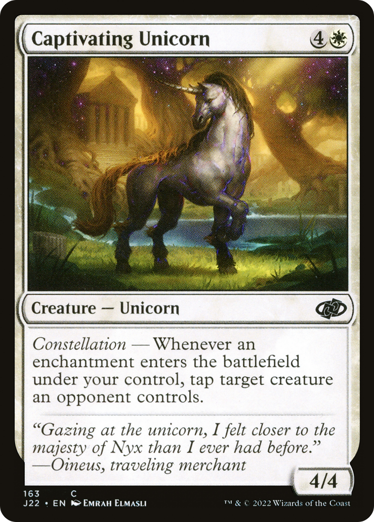 Captivating Unicorn [Jumpstart 2022] - Magic: The Gathering - Card Brawlers | Quebec | Canada |