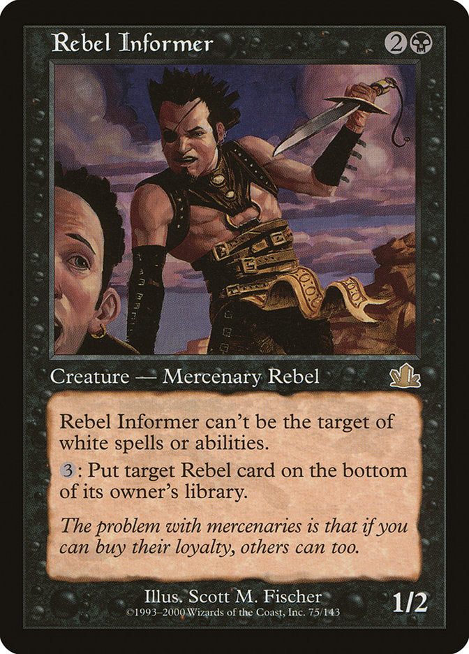 Rebel Informer [Prophecy] - Magic: The Gathering - Card Brawlers | Quebec | Canada |
